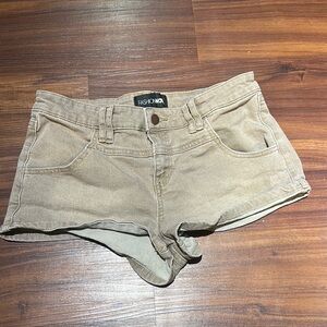 Fashion Nova jean shorts.